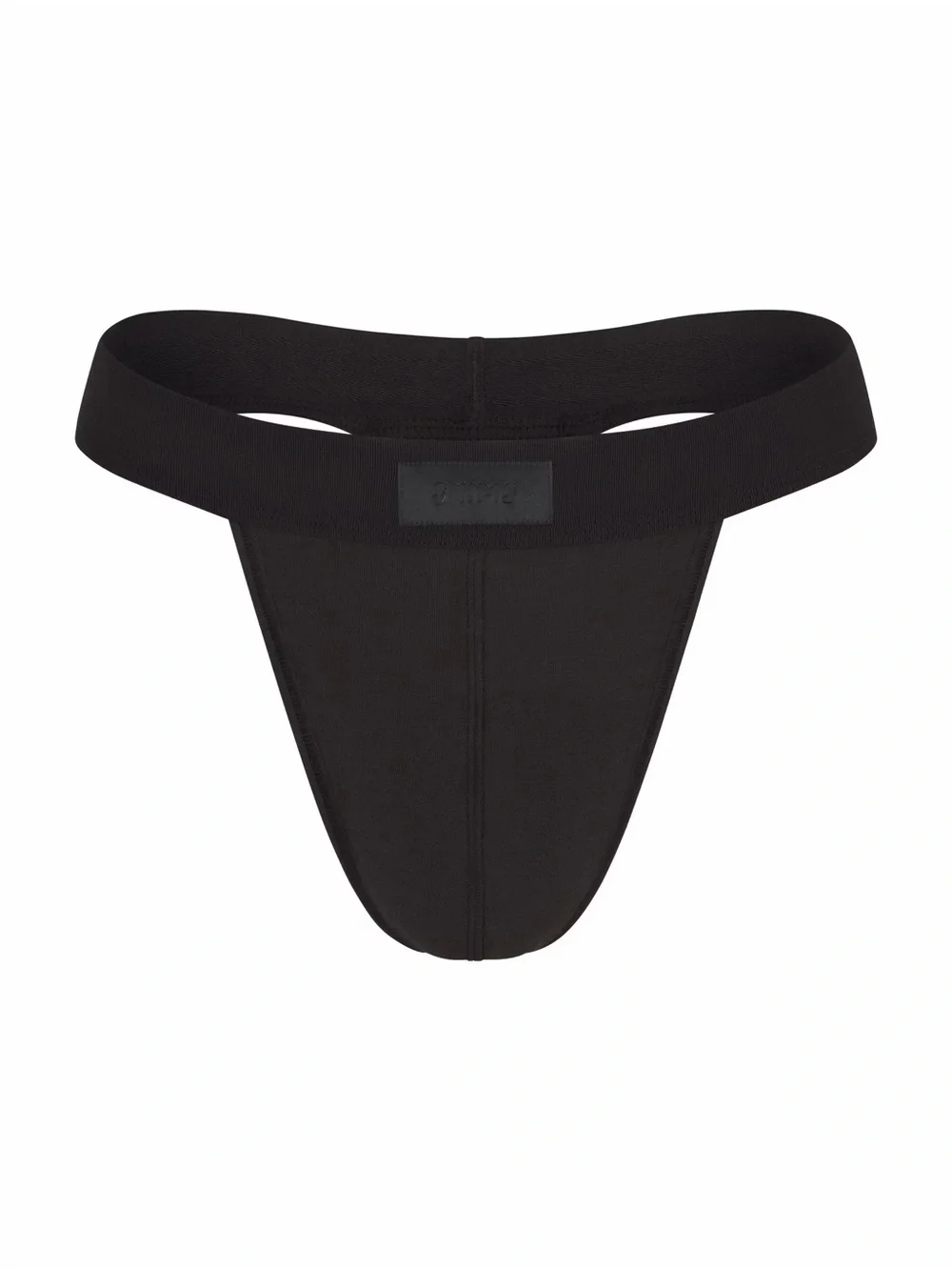 SKIMS Men's Black Cotton Thong Underwear